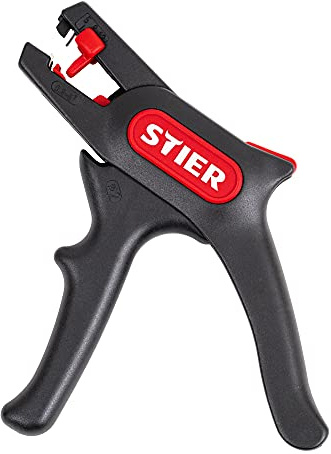 STIER Automatische Abisolierzange 0,2-6,0 Mm² | 165 mm, Abtastsystem und Längenanschlag für hohe Präzision