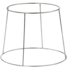 Fackelmann 39054 Supporto per vassoio di frutti di mare, piatto da portata | Servizio rialzato, vassoio ben presentato, cromato robusto, formato 18 x 19 cm, per crostacei