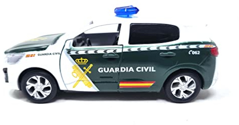PLAYJOCS GT-8100 Coche Guardia Civil Coche metálico Juguete para niños y coleccionistas.