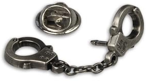 Handschellen Pin - Ansteck-Pin Handschelle