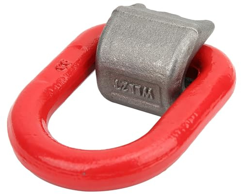 KIMISS Alloy Steel D Shackle for Lifting and Towing, Heavy-Duty Forged Shackle (2t)
