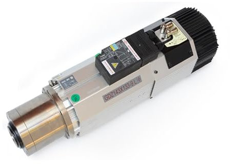 CIJIAOPOYU Husillo CNC de 9kW, husillo refrigerado por Aire for carpintería, 220V, 380V, husillo de máquina Herramienta for fresadora CNC(380V,Long Nose)