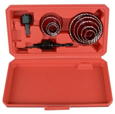 Woodworker Home Repair 19-64mm Multi-Size Hole Cutter Hole Set for Conifer and Plastic Efficient Drilling Tool Kit
