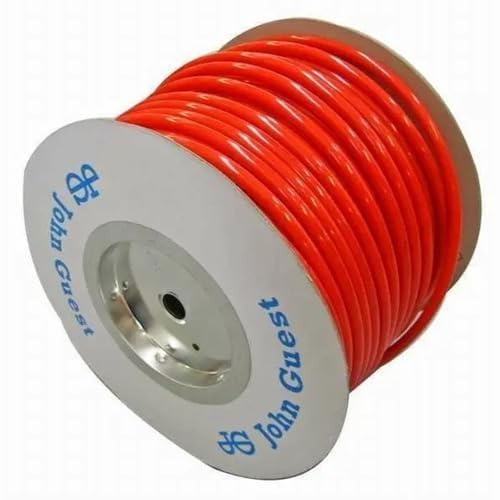 John Guest 12mm LLDPE Tubing – Red – 10 Metre Length | Flexible Polyethylene Pipe for Water Systems, Perfect for Motorhome, Caravan and Camping