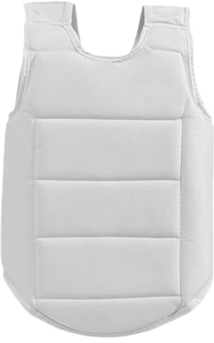 XJKLBYQ Taekwondo Chest Guard, Boxing Body Protector, Polyester Sanda Rib Armour, Breast Protector Accessory for 1.41-1.55m Kids Training