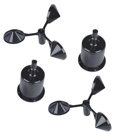 SEWACC 2 Pezzi Custodia Anemometro ABS per Sensore Vento Resistente e Leggera Bassa Resistenza Rotazionale Adatta per Misurazione Direzione e velocità Vento in Agricoltura e Monitoraggio