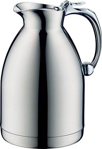 Alfi AS2620SS2 Hotello Vacuum Insulated Thermos Carafe for Hot and Cold Beverages, 1.0 Liter, Stainless Steel