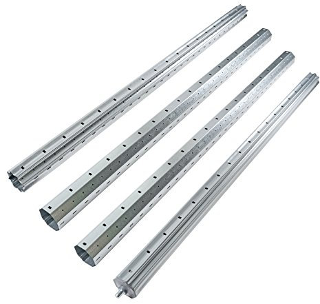 3T-MOTORS Rollladenwelle 350 cm SW60, 8-kant Stahlwelle, Wellenset mit Kapsel, Rollladenwelle achtkant für Rollladen, Rollladenmotor