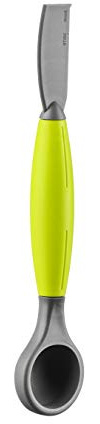 Premier Housewares Grey And Green Butter Curler Ice Cream Scoops Plastic Butter Scoop Tool With Comfortable Handle Perfect For Frozen Yogurt and Icecream