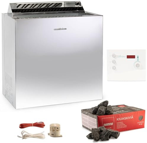Sentiotec Nordex Style Saunaofen mit Steuerung Sentiotec K2 und Steine (8 kW)