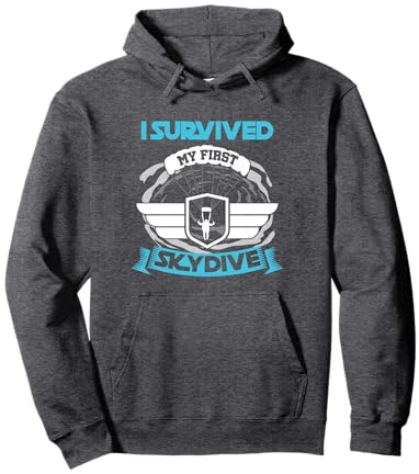 Erster Fallschirmsprung Skydive Fallschirm Himmel Geschenk Pullover Hoodie