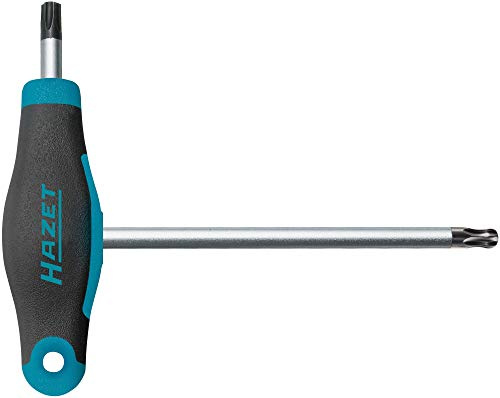 HAZET Winkelschraubendreher (kurze und lange Klinge für flexiblen Einsatz, Torx-Profil, Größe: T40) 829KKT-T40
