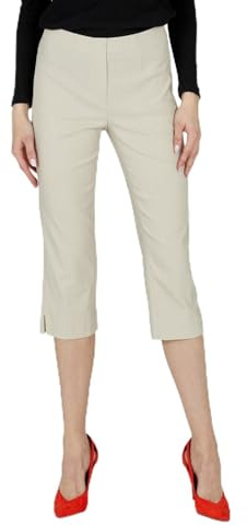 Robell Pantacourt Femme Style MARIE07, Power Stretch, Fente à l’Ourlet | Pantacourt femme Robell Style MARIE07: fente à l’ourlet. Confortable et facile à assortir pour le quotidien et les loisirs.