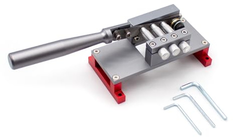LeTkingok Herramienta de Corte Manual de Alambre Conductor, Tijeras de Alambre de Plomada de Posicionamiento Preciso, Cortador de Tubo Termocontraíble de 3 Agujeros de 4/5/8mm