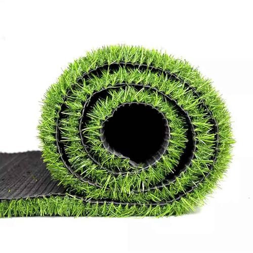 30mm High Density Thick Grass Turf Roll - Synthetic Natural Looking Artificial Grass Rugs/Carpets/Lawn Mats for Garden | Water and UV Resistant