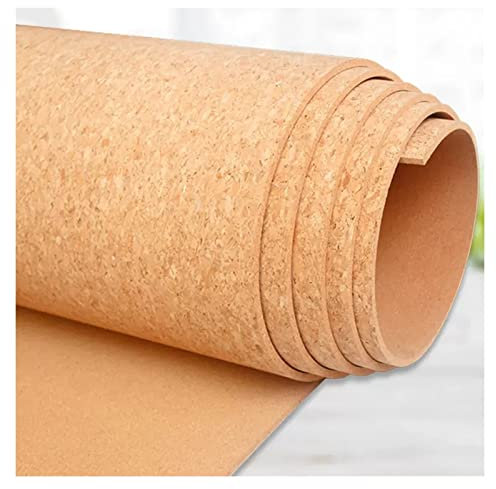 Self-adhesive Cork Rolls. Insulating Material Roll Liners. Flooring Wall Coverings Cork Board. 8 Mm Thick Sizes Can Be Customised (Color : Brown, Size : 0.7x7m) (Brown 0.5x2m)