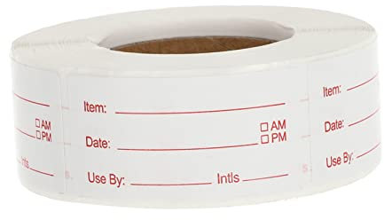 JECOMPRIS Removable Food Storage Labels Freezer Food Labels Date Decals for Kitchen Canning Pantry Organization Refrigerator Containers