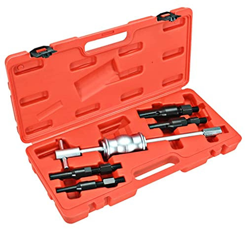 ShGaxin 5-teiliges Lagerabzieher-Set für Sacklöcher, Lagerabzieher, Silentblock-Abzieher, Kupplungszentrierer