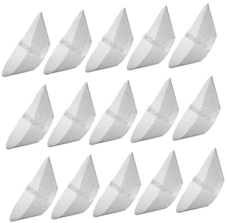 CONGARTENO 15pcs Stainless Steel Kitchen Exhaust Filter High-efficiency Grease Trap Net for Range Hood Fit Grease Catcher for Cleaner Cooking Environment