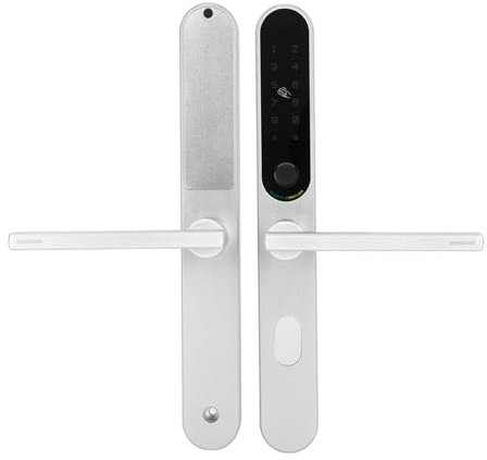Smart Door Lock Zuhause Büro Fingerabdruck-Türschloss Passwort Türschlösser, Fingerabdruck, Passwort, APP, Induktive Karte, Schlüssel,4*AA-Batterien (nicht im Lieferumfang enthalten)