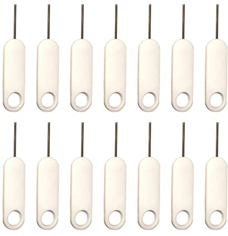 Operitacx Estrattore Sim 20 Pezzi, Pin Rimozione Schede Sim per Smartphone, Ago Espulsione in ABS e Acciaio Resistente, Kit Compatto e Portatile per Uso Mobile