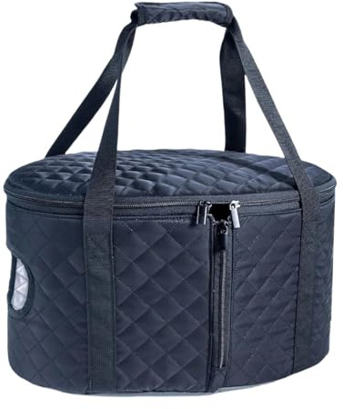 Amagogo Transport pour mijoteuse avec poignée renforcée, Professionnel pour mijoteuse litres, Accessoire, Isotherme pour