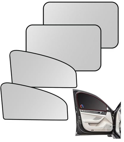 Pare-Soleil Voiture, pour Peugeot 607 807 1007 2008 3008 4007 4008 Rideau Voiture pour Bloquer Les Rayons UV et la Chaleur, Magnétique, pour Fenêtre Latérale,B