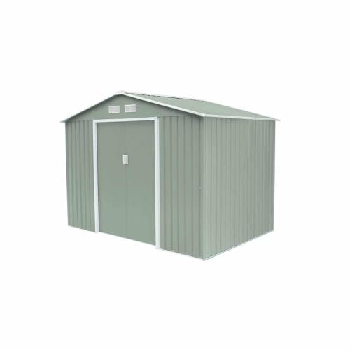 Caseta de jardín Metálica Gardiun Leeds KIS12997 Verde Claro 5,30 m² Ext