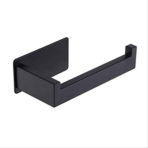 Edelstahl Papierhalter Tissue Shelf Wandmontage Langlebig Korrosionsschutz Badezimmer Hotel Toilette Toilettenpapier Zubehör Schwarz