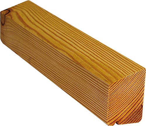 Gartenwelt Riegelsberger Querriegel Lärche angeschrägt mit Wasserabrissnut Zaunriegel 45x68 mm, 180 cm