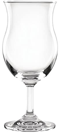 Olympia Cocktail Poco Grande Glasses 350ml, Glasswasher Safe (Pack of 6) | Sturdy glass design serves pina coladas and frozen cocktails in busy bars; not CE lined for flexibility.