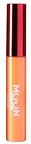 Moon Terror Eye Liner Halloween - Maquillage SFX pour Halloween Vampire Zombie Theatre l Maquillage à effets spéciaux, Orange citrouille, 10 ml (Pack de 1)