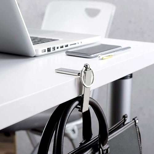Vasemystic Taschenhalter Für Tisch, Taschenhalter Für Tisch, Faltbare Smartphonehalter, Mattsilber