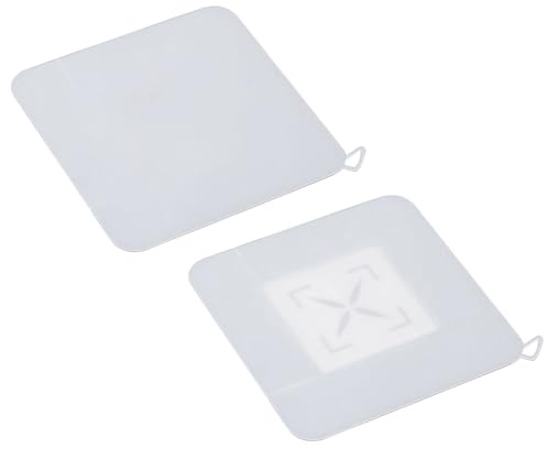 Silikon Bodenablaufmatte,2 Stück Universal Bodenablauf Abdeckung Badewanne Abflussabdeckung Dusche Silikongel Ablaufstopfen Anti Geruchswaschbecken Abdeckung für Küche Bad Wäsche