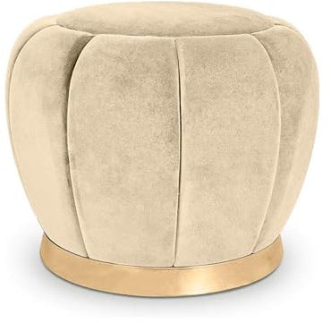 OXOAMP Fußbank Multifunktions-Ottomane, Fußhocker, tragbar, Make-up-Schminkhocker, Sofa, Picknick-Sitz, vielseitig, platzsparend, CubesMax Anti-Rutsch, Beige Komfortabel