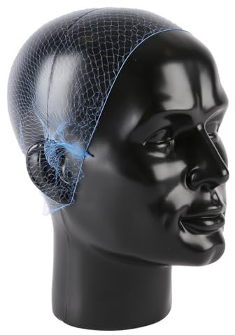 Hygostar Haarnetze aus Nylon, in braun, Durchmesser von 62 cm | Nylon, 720 Stück, Haarschutznetz, elastische Haarhauben, Haarnetz Dutt, Haarnetz für Großküchen, Gastro etc.