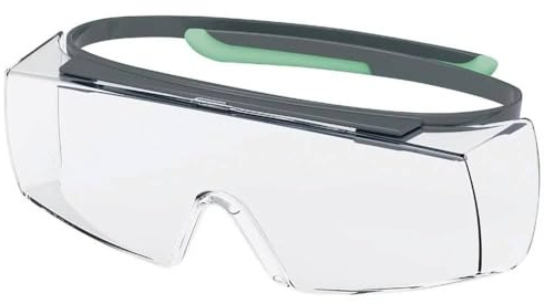 uvex Super OTG Planet 9169295 Lunettes de Protection avec Protection UV Gris, Vert en 166:2001