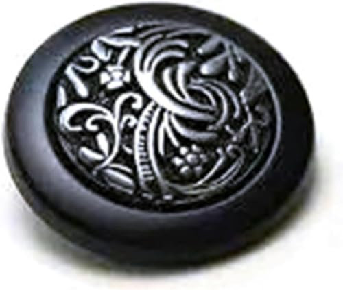 10 Stück 25 mm Metallknöpfe Knöpfe Damenhemd Anzug Mantel Nähen Nähzubehör DIY, 25 mm 10 Stück-Schwarz Silber-25 mm 10 Stück