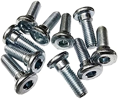 DUANxiaoyanK 10Pcs Brake Disc Rotor Screws,Motorcycle Front Brake Disc Rotor Screws Bolts