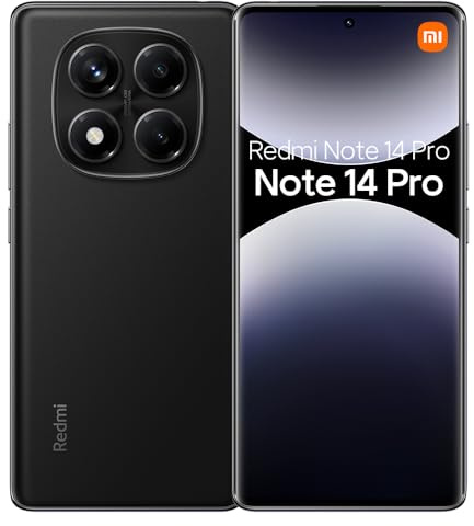 Xiaomi Redmi Note 14 Pro 4G Smartphone,12GB+512GB,Nero, NFC(caricatore incluso)