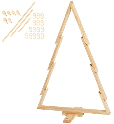 howa XL Deko Weihnachtsbaum aus Holz groß Holzweihnachtsbaum 100cm 8805