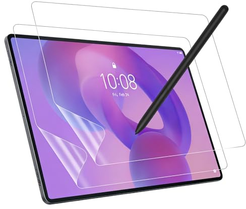 Negugew 2 Pack Paper Film Like Screen Protector For Lenovo Idea Tab Pro 2025 (12.7 inch) Tablet, Matte PET Paper Film for Drawing and Writing