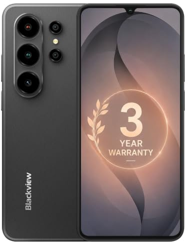 Blackview WAVE 10C Android 16 SIM-Free & Unlocked Mobile Phone, Black | Android Phone with 6.88 HD+Display, 5000mAh Battery, 9.1mm Ultra Slim and 4GB Physical RAM, Ideal for Everyday Communication