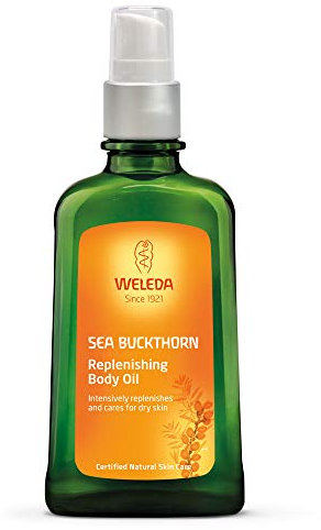 Weleda - Aceite Corporal Nutritivo, Revitaliza y Protege la Piel, con Espino Amarillo y Aceite de Sésamo, 100% Vegetal, Rápida Absorción - 100 ml