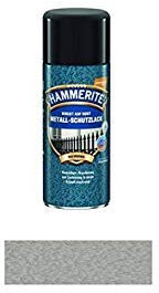 400 ml Hammerite Direkt auf Rost Metall-Schutzlack Spray Silbergrau, Hammerschlag