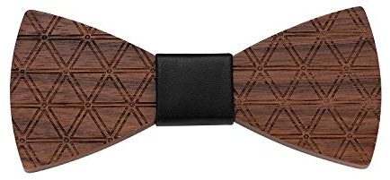 Mr.Van Hölz Fliege Herren, Handgearbeitete Natürliche Klassische Mode Hölzerne Krawatte Fliege für Hochzeiten, Aufführungen, Abschlussball, Partei und sogar tägliche Gebrauch