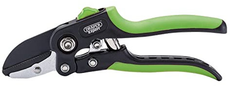 Draper 200mm Anvil Pattern Secateurs | Soft Grip Cutting Gardening Tool | Heavy Duty Garden Hand Tools | 94983