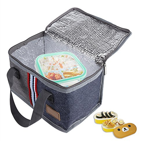 Lunchbox, Verdickter Lunchtasche Isoliert Lunchtasche K¨¹hltasche Lunchbox Tasche Tragbar Lunchtasche Picknick Tasche Lunch Bag f¨¹r Frauen und M?nner Sch¨¹ler B¨¹ro Picknick