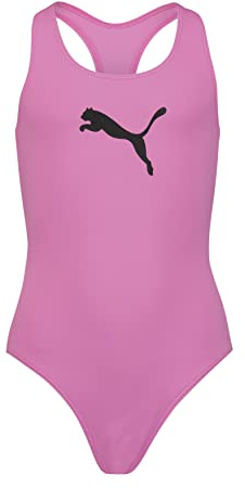 PUMA Swimsuit, Costumi da bagno Unisex - Bambini e ragazzi, Viola, 116