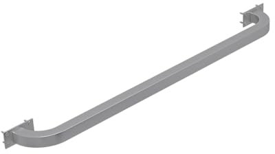 Handlauf Edelstahl Handläufe für Treppe Wandmontage Treppengeländer Treppenhandlauf Kit Sicherheit Rutschfeste Handläufe Geländer für Innen Außen (40cm,Silver)